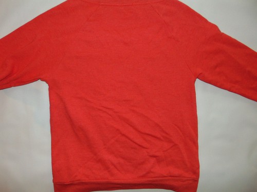 Chicago Bulls NBA Mitchell & Ness WOMEN Red LS Sweatshirt MEDIUM $58 SOLDOUT NEW - Picture 6 of 6