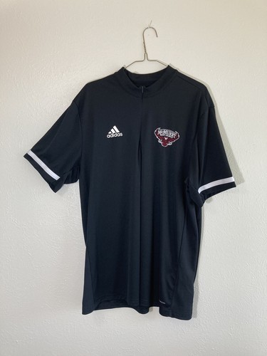Adidas Maglione Uomo XL Climacool Active Wear 1/4 Zip McMurray Warhawks Sport - Foto 8 di 11
