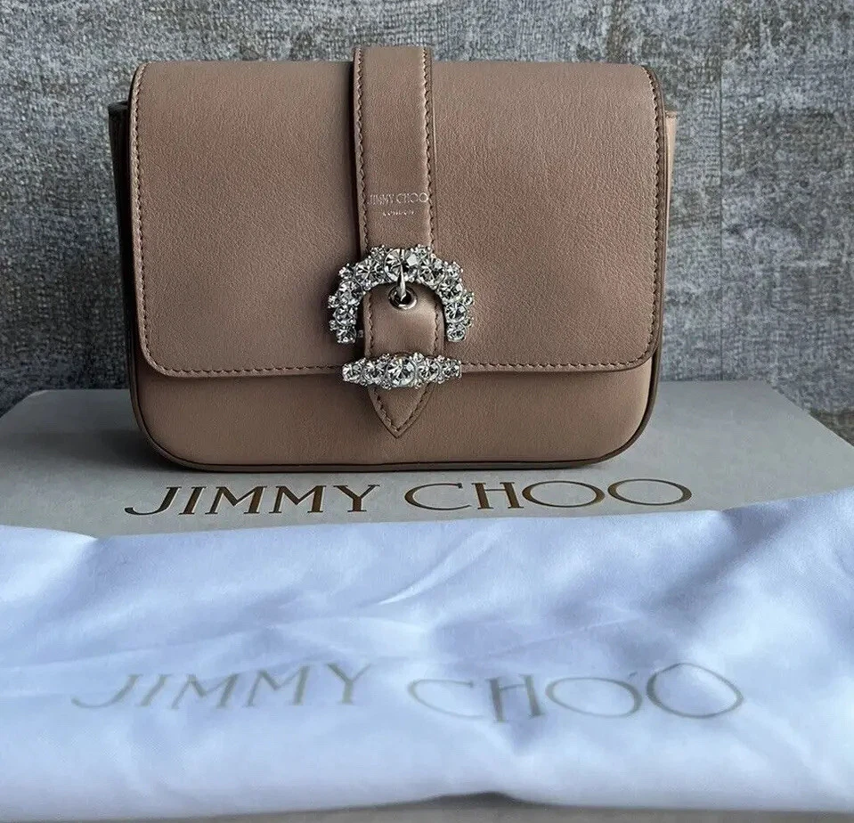 Jimmy Choo Cheri Mint Green Leather Top Handle Bag OSQM