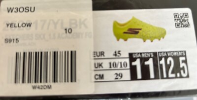 Skechers SXK_01 Fußballschuhe UK Größe 9 brandneu im Karton