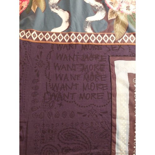 NEW! Desigual Audrie 3/4 Sleeve Floral Patchwork Graphic Top Multi US Sz L $96 - Picture 6 of 9