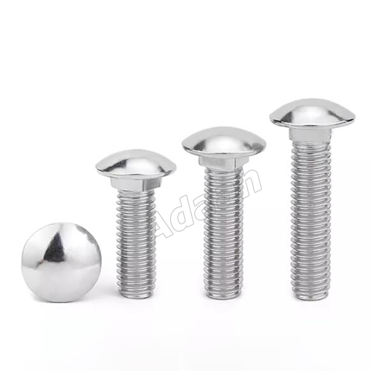Carriage Bolts Cup Square Dome Coaches Screws A2 Stainless M4 M5 M6 M8
