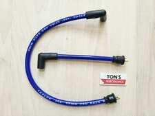 10.4mm Harley Davidson Big Twin 91-98 Dyna Softail Taylor BLUE Spark Plug Wires