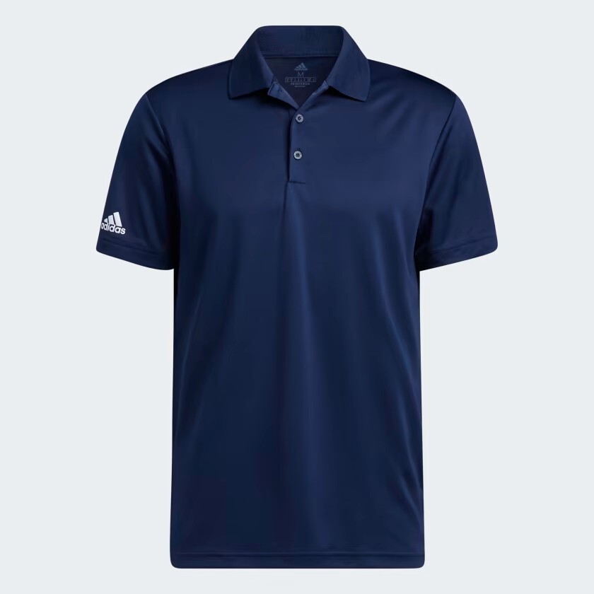Adidas Men's Performance Primegreen Golf Polo Shirt - Navy
