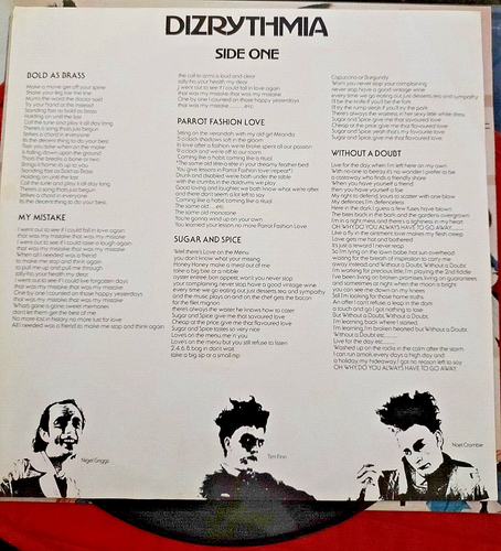 Split Enz. Dizrythmia. Mushroom, 1977 - Picture 3 of 9