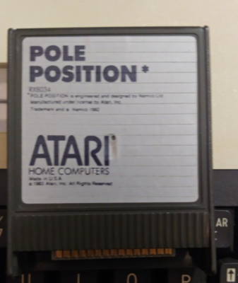 Pole Position (1986) Atari XL/XE 600 800 (1982) (Modul) working