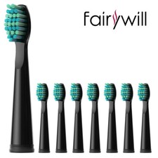 8Pcs Soft Replacement Brush Heads for Fairywill Electric Toothbrush 507 508 917