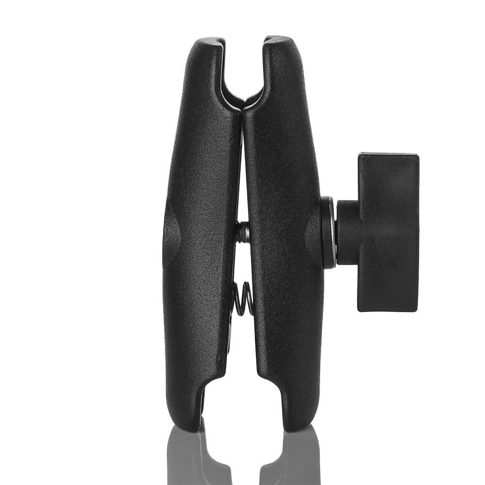 Long Bicycle Motorcycle Phone Holder Ball Bases Double Socket Arm for