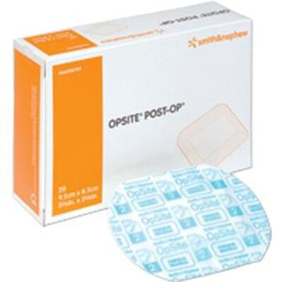 Opsite Post-Op Transparent Waterproof Dressing 11-3/4'' x 4'' BX of 20