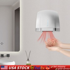 1800W Automatic Electric Hand Dryer Commercial and Household Use Silver 70-75dB