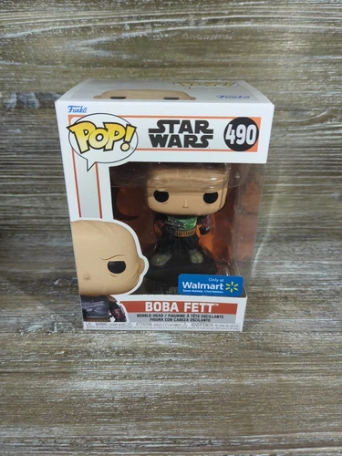 Funko Pop! Star Wars Boba Fett #490 Bobble-Head Figurine Walmart Exclusive