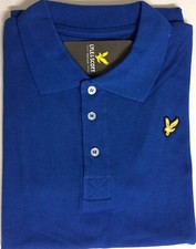 LYLE AND SCOTT SHORT SLEEVE BRAND NEW SOLID POLO SHIRT FOR ALL SEASON