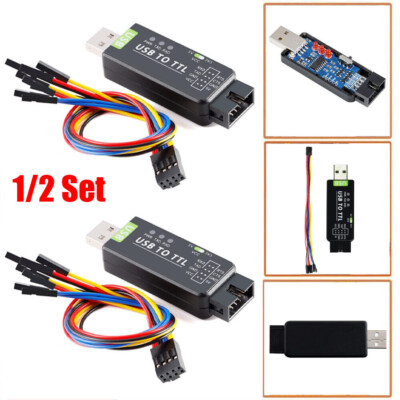 1/2pc 3.3/5V FT232RL Industrial USB to TTL Serial Communication Module Converter
