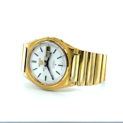 Seiko 5 Bob Henderson Automatic Watch Steel Yellow 6119-8410