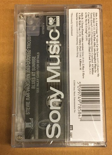 STEVIE RAY VAUGHAN - BLUES AT SUNRISE (2000) SEALED CASSETTE MADE IN TURKEY - Picture 2 of 2