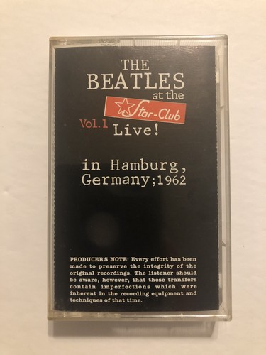 The Beatles “ Live At The Star Club 1962 vol 1” Cassette Tape PAT 48544 - Picture 8 of 10