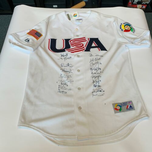 RARE 2006 Team USA WBC Team Signed Jersey David Price Jake Arrieta 22 Sigs SGC - Picture 2 of 10