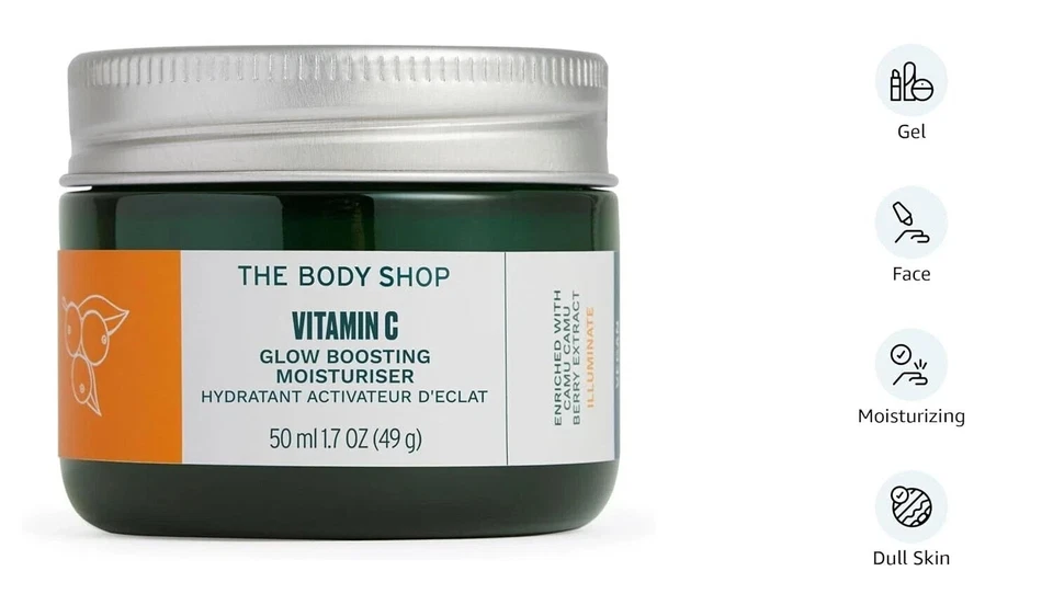 Увлажняющий крем The Body Shop Vitamin C Glow Boosting — 50 мл - Изображение 2 из 4