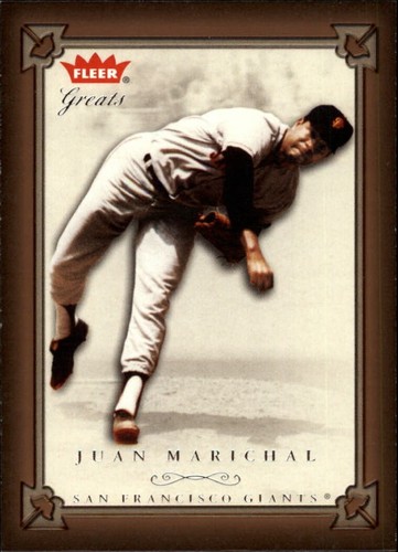 2004 Fleer Greats of the Game #47 Juan Marichal San Francisco Giants HOF