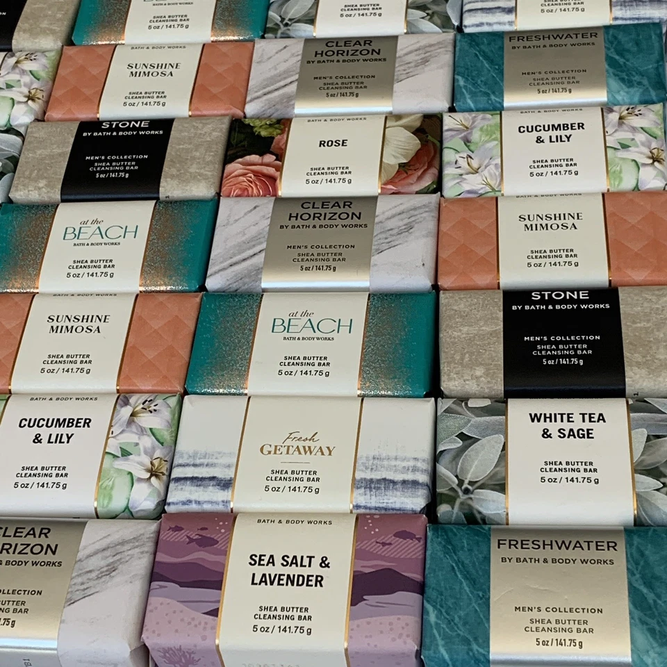 Bath & Body Works батончик для очищения масла ши 5 унций мыло для тела запечатанное на выбор аромат - Изображение 3 из 4