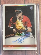 🔥2022 Panini Chronicles - Studio Black Signatures Gold #SBS-SB Seth Beer /10