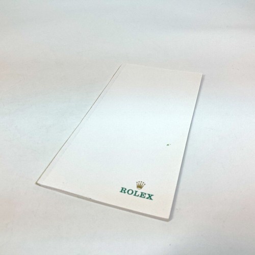 ROLEX logo Notebook notebook stationery Notebook Leather Green - Picture 11 of 12
