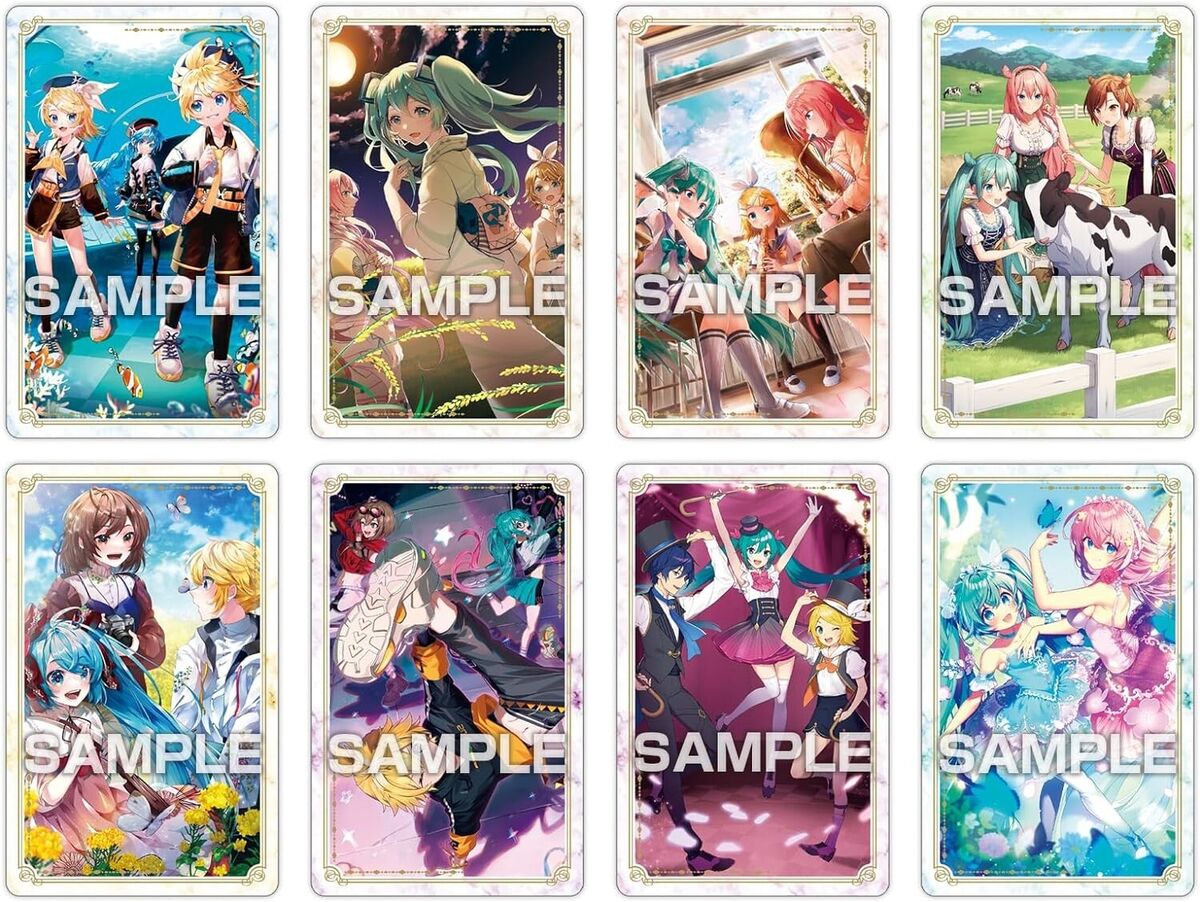 Hatsune Miku Metallic Card Collection Gum Limited First Hatsune Miku Metallic Card Collection Gum Limited First