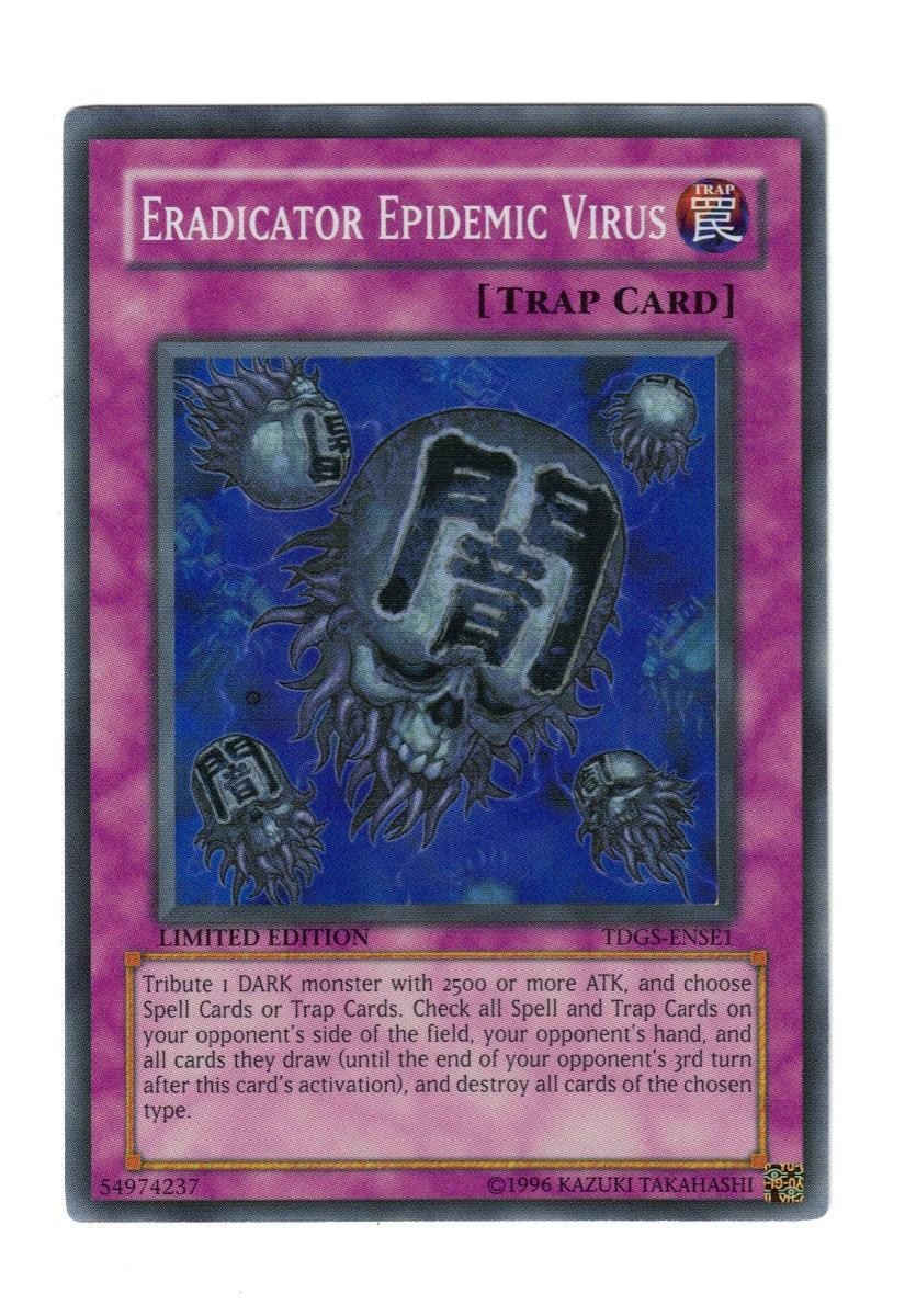 Yugioh- 1X Eradicator Epidemic Virus - Super - Limited - TDGS-ENSE1 - Light Play