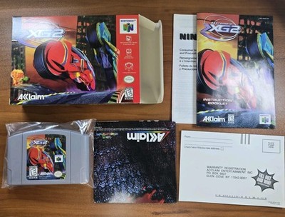 Extreme-G 2 XG2 (Nintendo 64, 1998) Excellent Box Manual Complete CIB N64