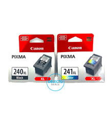 GENUINE CANON PG-240XL Black  CL-241XL Tri-Color High Yield Ink SEALED BOXES