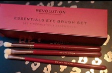 Brand New In Box Revolution Essential Eye Brush Set Make Up Brushes for eyes 