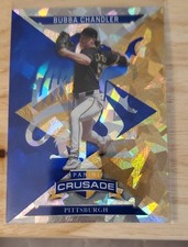 2025 Panini Crusade - Crusade Bubba Chandler, Bubba Chandler #3 Blue Cracked Ice