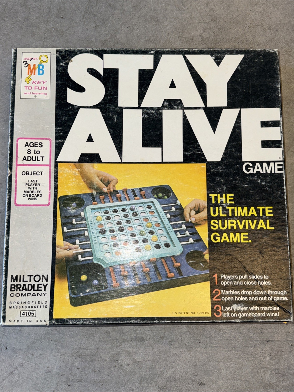 Vintage Stay Alive Board Game Complete Vintage Milton Bradley 1971 Lakeside