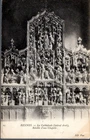 D03218 + postcard 35 Rennes the cathedral altarpiece of a chapel