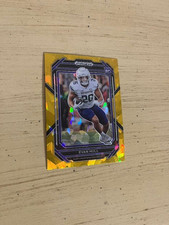 2023 Panini Prizm Draft Picks - Evan Hull #133 Gold Ice Prizm (RC)