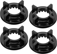 4pcs Mounting Lock Nut for Basin Faucet, 1/2 Inch IPS, Durable Plastic Faucet