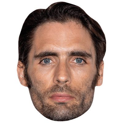 Tyson Ritter (Bart) großer Kopf. Größer als das Leben Maske.