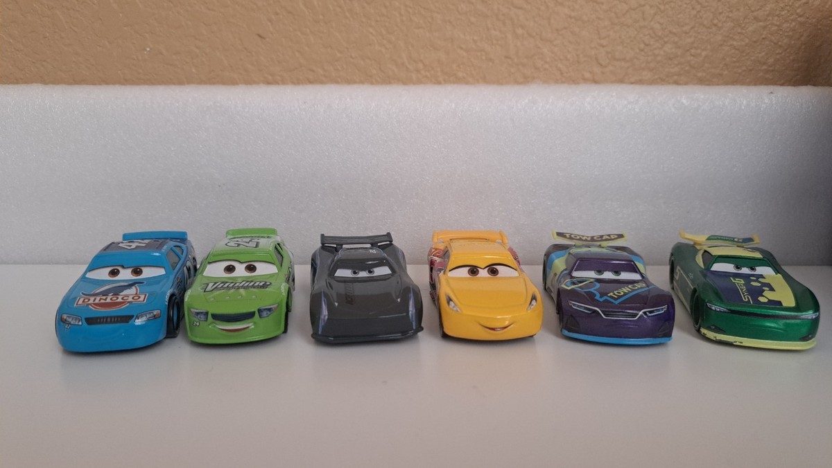 Lot of 6 Disney Pixar Cars 3 Next Generation & Veteran Piston Cup