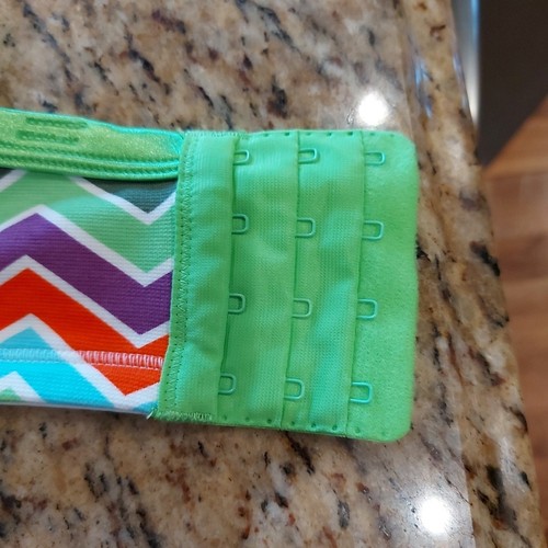 CACIQUE COTTON T-SHIRT Bra Size 38DDD Green/Multi-Color NWT Lightly Lined UW $38 - Picture 18 of 22