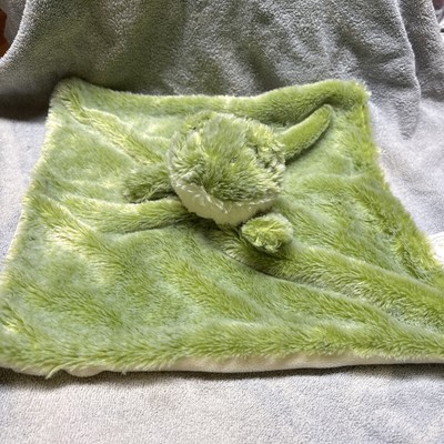 Animal Adventure Green Frog Plush Lovey Security Blanket 12'' x 13'' Soft