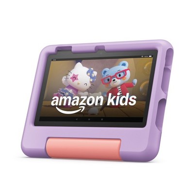 Kids Tablet Fire 7 16GB Purple 10 Hour Battery Model P8AT8Z 3-7 newest ages easy