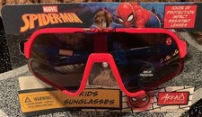 Marvel Spider-Man Sunglasses Children s kids Youth Red frame black lenses New
