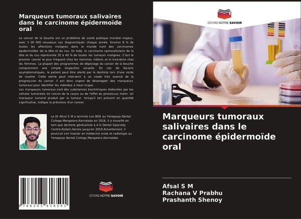 Afsal S M (U. A.) | Marqueurs Tumoraux Salivaires Dans Le Carcinome...-image