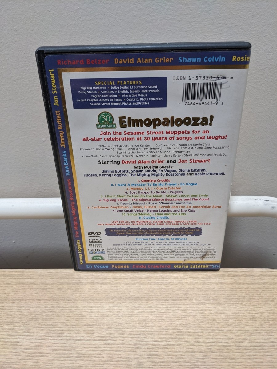 Sesame Street - Elmopalooza (DVD, 1998) for sale online | eBay