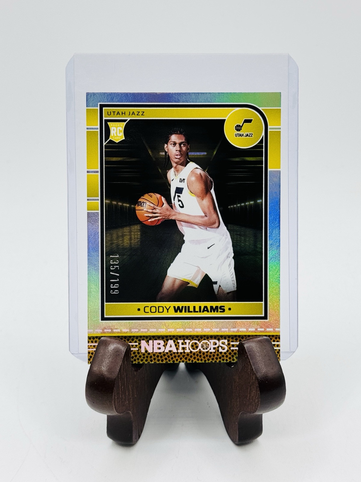 2024-25 Panini NBA Hoops Rookie Silver 135/199 Cody Williams #240 RC