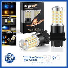3157 Switchback Led Bulbs Ice Blue Amber Replacement For Daytime Running Lights