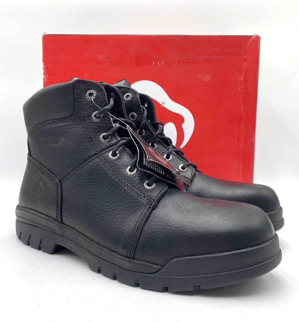 WOLVERINE MARQUETTE W04736 Men's NEW Work Boots Black Multiple