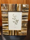 ITALIAN NATURAL HORN DECORATIVE PICTURE FRAMES INLAY WOOD BACK EASEL SECURA — photo 4
