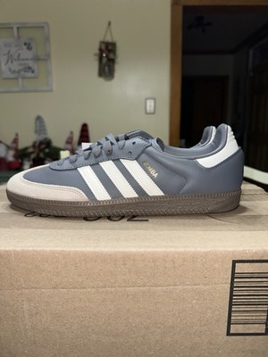 Adidas Samba OG Grey Core White Gum JR0913 Mens Size 11
