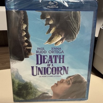 Death of a Unicorn (2025, Bluray) Paul Rudd, Jenna Ortega - Brand New